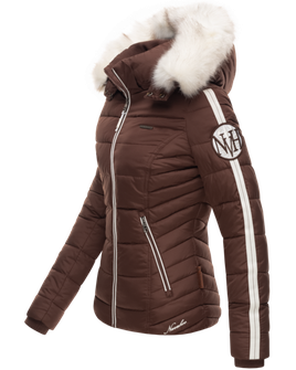 Navahoo KHINGAA´S Γυναικείο χειμερινό μπουφάν με κουκούλα, σοκολάτα