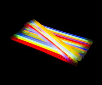 BasicNature Glow stick 20 cm κουτί 5 χρωμάτων mix 100 τεμάχια