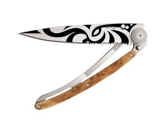 Deejo μαχαίρι κλεισίματος Serration juniper Tribal