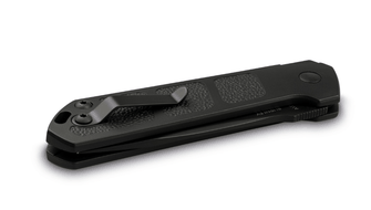 Böker Plus Kihon Auto All Black αυτόματο τακτικό μαχαίρι 8 cm, μαύρο, αλουμίνιο