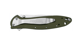 Kershaw LEEK - OLIVE μαχαίρι τσέπης 7,6 cm, πράσινο λαδί, αλουμίνιο