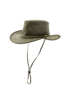 Origin Outdoors Pincher Δερμάτινο καπέλο, λαδί