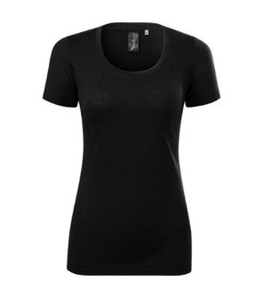 Malfini Merino Rise γυναικείο κοντό t-shirt, μαύρο