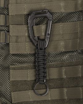 Mil-Tec MOLLE καραμπίνερ με PARACORD, μαύρο