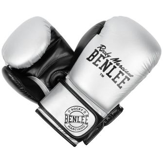 Γάντια πυγμαχίας BENLEE CARLOS, ασημί και μαύρο