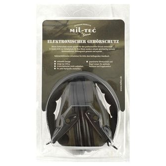 Ακουστικά Mil-tec Activ με ηλεκτρονική ακύρωση θορύβου, μαύρο