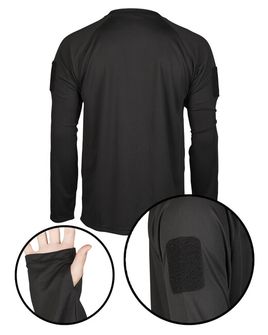 Mil-Tec Tactical T-shirt με μακρύ μανίκι που στεγνώνει γρήγορα, μαύρο