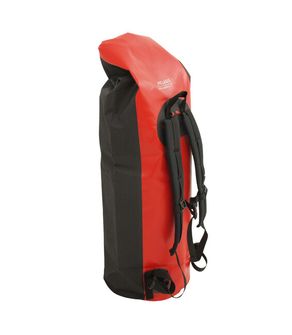 BasicNature Duffelbag Αδιάβροχο σακίδιο πλάτης Duffel τσάντα για βαριά μεταφορά και περιπέτεια 180 L Μαύρο-κόκκινο