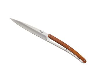 Deejo σετ 6 μαχαιριών με γυαλιστερή λεπίδα από κοραλλένιο ξύλο