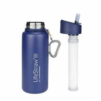 LifeStraw Go Μπουκάλι φίλτρου από ανοξείδωτο χάλυβα 700ml μπλε