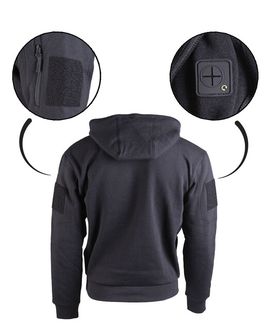 Mil-Tec tactical hoodie με κουκούλα, μαύρο