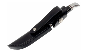 Buck Woodsman σταθερό κυνηγετικό μαχαίρι με θήκη, 10,2 cm, μαύρο