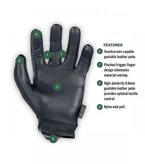 Γάντια τακτικής Mechanix Breacher Nomex®, μαύρα