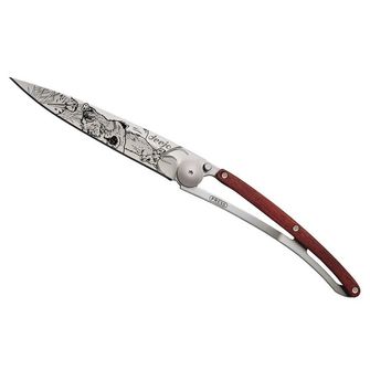 Deejo πτυσσόμενο μαχαίρι τατουάζ κυνήγι coralwood