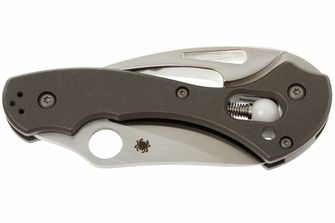 Μαχαίρι τσέπης Spyderco Tusk 6 cm, γκρι, τιτάνιο