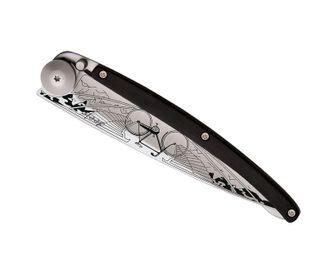 Μαχαίρι κλεισίματος Deejo Τατουάζ από ξύλο έβενο Ποδήλατο