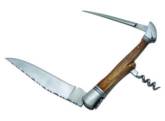 Μαχαίρι τσέπης Laguiole DUB050, λεπίδα 12cm, τιρμπουσόν, λαβή από ξύλο ζέβρας