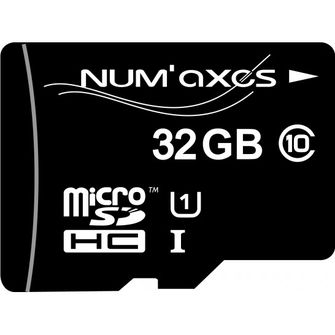 NUM´AXES 32GB Micro SDHC Class 10 κάρτα μνήμης με προσαρμογέα