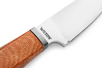 Μαχαίρι σταθερής λεπίδας Lionsteel με λαβή micarta WILLY WL1 CVN