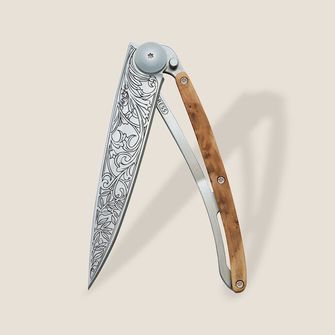 Deejo μαχαίρι κλεισίματος Τατουάζ Art nouveau ξύλο αρκεύθου