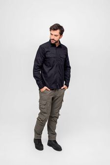 Brandit Flanellshirt πουκάμισο, μαύρο