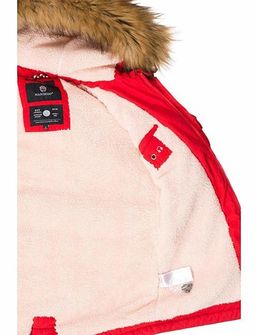 Marikoo Akira γυναικείο χειμερινό μπουφάν με κουκούλα, κόκκινο