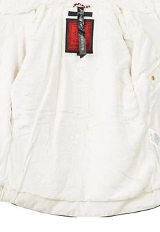 Marikoo Amber γυναικείο χειμερινό μπουφάν με κουκούλα, λευκό