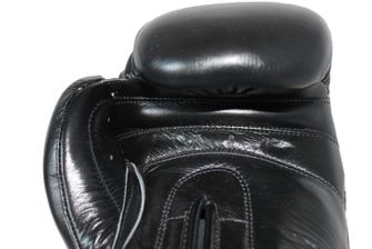 Γάντια πυγμαχίας Katsudo POWER BLACK, μαύρο