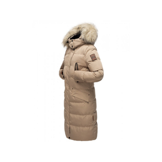 Marikoo γυναικείο χειμερινό μπουφάν με κουκούλα Schneesternchen, taupe
