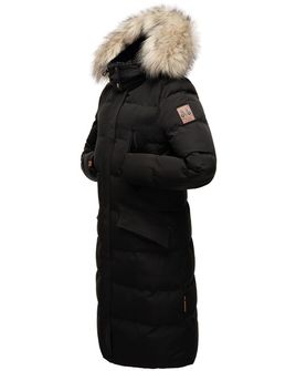 Marikoo γυναικείο χειμερινό μπουφάν με κουκούλα Schneesternchen, μαύρο