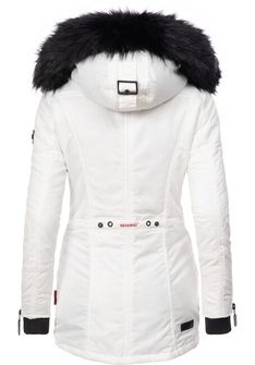 Navahoo SCHATZCHEN Γυναικείο χειμερινό μπουφάν με κουκούλα, λευκό