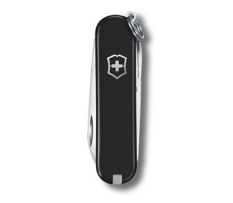 Πολυλειτουργικό μαχαίρι Victorinox Classic SD Colors Dark Illusion 58 mm, μαύρο, 7 λειτουργιών