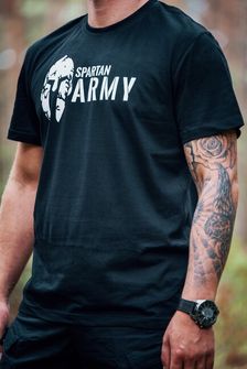 DRAGOWA κοντό T-shirt spartan army, λευκό 160g/m2