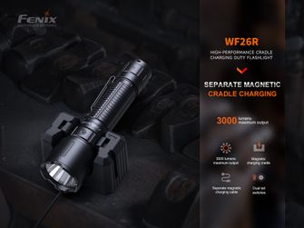 Επαναφορτιζόμενος φακός υπηρεσίας Fenix WF26R