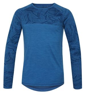 Husky Merino θερμικά εσώρουχα Ανδρικό μακρυμάνικο μπλουζάκι σκούρο μπλε
