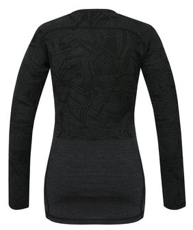 Husky Merino Thermal Underwear Γυναικείο μακρυμάνικο T-Shirt Μαύρο