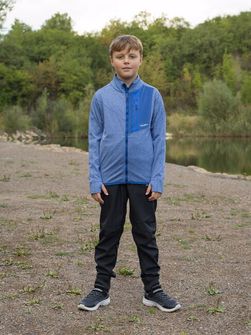 Husky Παιδικό φούτερ με φερμουάρ Ane K μπλε