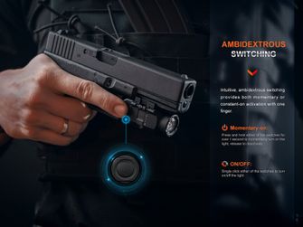 Φακός όπλου Fenix GL06-365 για SIG Sauer P365