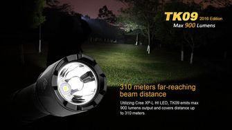 Φακός LED Fenix TK09 XP-L, 900 lumen