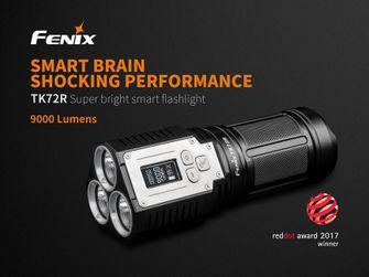 Επαναφορτιζόμενος φακός LED Fenix TK72R, 9000 lumens