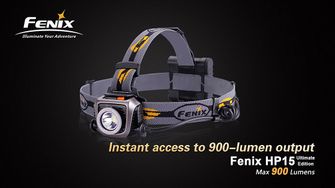 Φακός κεφαλής Fenix HP15 Ultimate Edition, 900 lumens