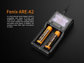 Φορτιστής Fenix ARE-A2 (Li-ion, NiMH)