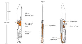 Μαχαίρι τσέπης κλεισίματος Ruike M875-TZ