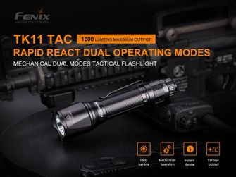 Τακτικός φακός LED Fenix TK11 TAC