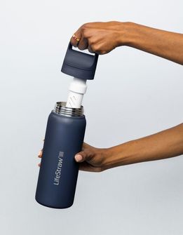 Μπουκάλι φίλτρου Lifestraw Go 2.0 από ανοξείδωτο ατσάλι 1L, λευκό