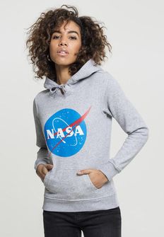 NASA Insignia γυναικείο φούτερ με κουκούλα, γκρι