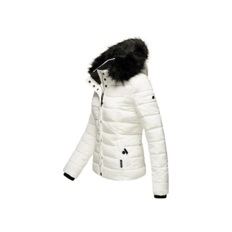 Navahoo Miamor γυναικείο χειμερινό μπουφάν με κουκούλα, λευκό