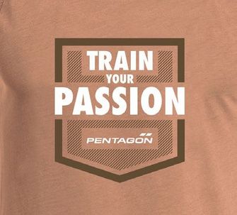 Pentagon Astir Train your passion μπλουζάκι, κογιότ