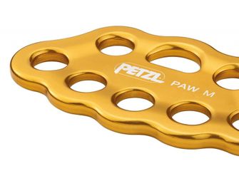 Πλάκα αγκύρωσης Petzl Paw 1 τεμάχιο, μέγεθος S, χρυσό