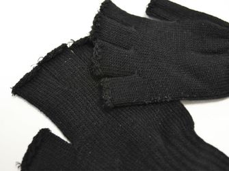 Natur γάντια χωρίς δάχτυλα κλασικά, μαύρα